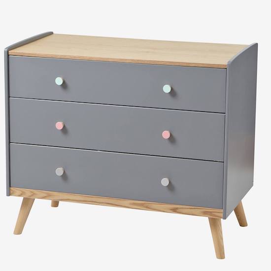 Commode avec poignées personnalisables LIGNE CONFETTI Vertbaudet