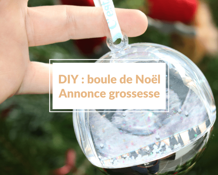Read more about the article 5 DIY faciles et mignons pour annoncer sa grossesse à Noël (boules et ornements spécial échographie) 🎅