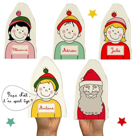 Kit marionnettes personnalisables Père Noël