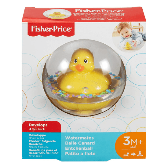 Jouet bain pour bébé boule avec canard à l'intérieur