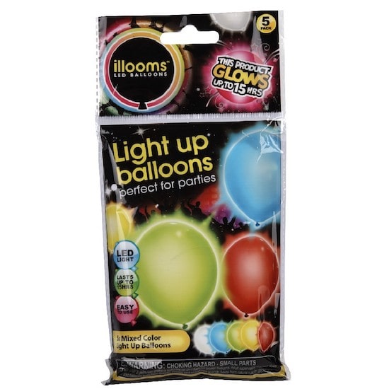 Ballon lumineux à LED pour baby shower