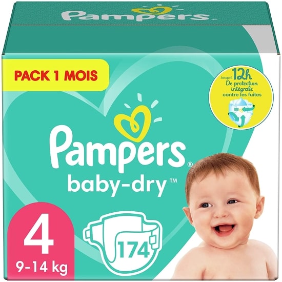 Couches Pampers baby dry