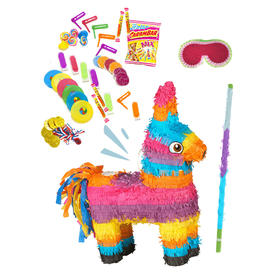 Kit piñata maxi Âne multicolore