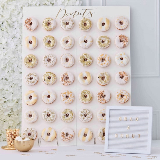 Mur de donuts XXL pour sweet table