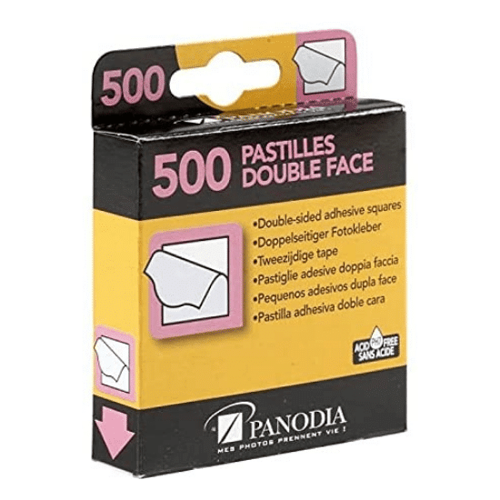 Boîte de 500 pastilles adhésives Double-Face