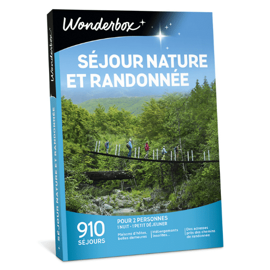 Coffret WONDERBOX Séjour nature et randonnée