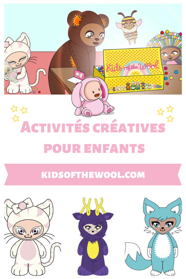 Box créatives Kids of the Wool concepteur d'activités créatives pour enfants - Un article à découvrir sur le blog : keepcoolnewmom.com