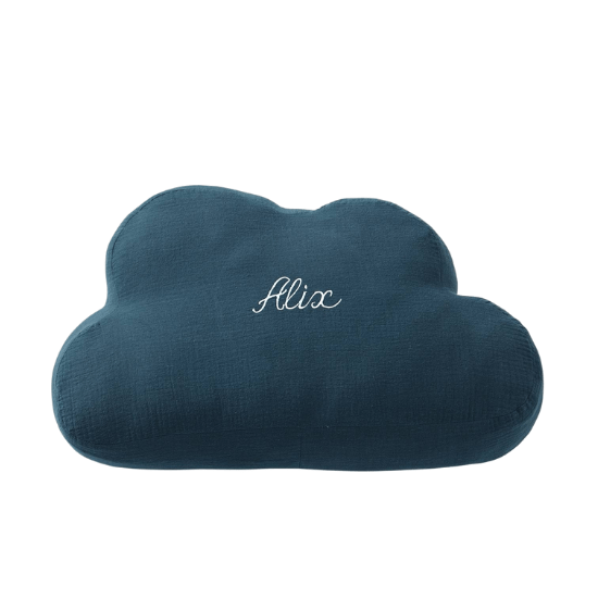Coussin personnalisable gaze de coton Nuage Vertbaudet