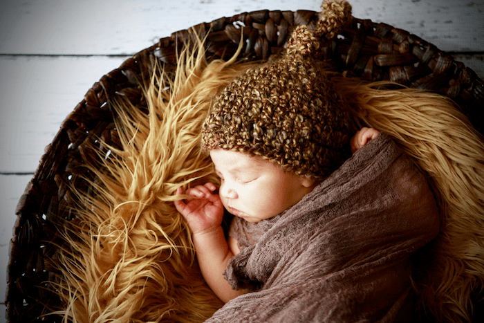 Photo premières Pâques de bébé