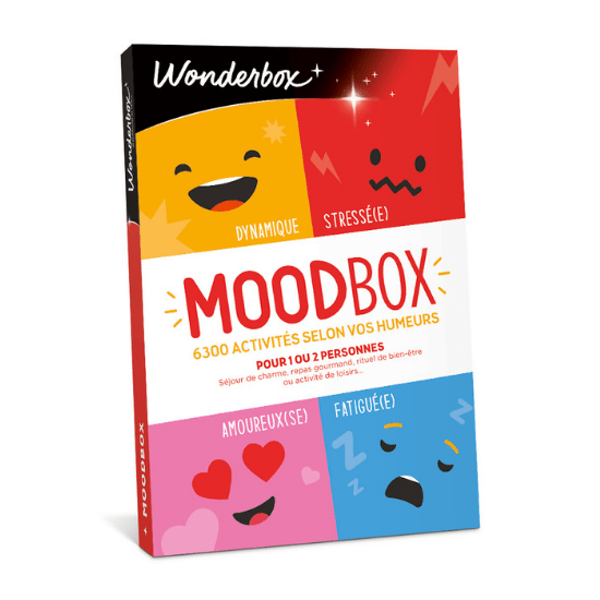 Coffret Moodbox Wonderbox idée cadeau pour la fête des mères