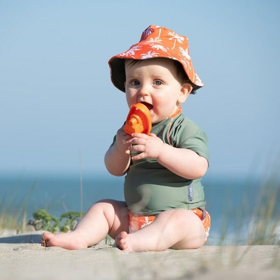 Chapeau de soleil bébé anti-uv Les petits protégés