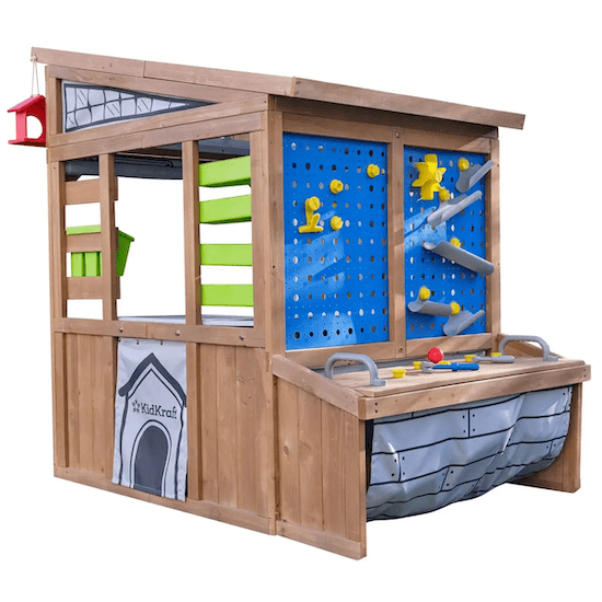 Maisonnette atelier en bois pour enfant