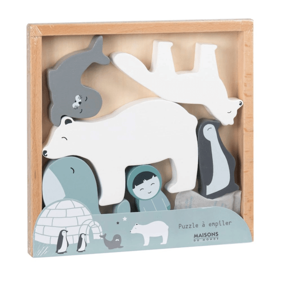 Puzzle animaux polaires pour amuser bébé