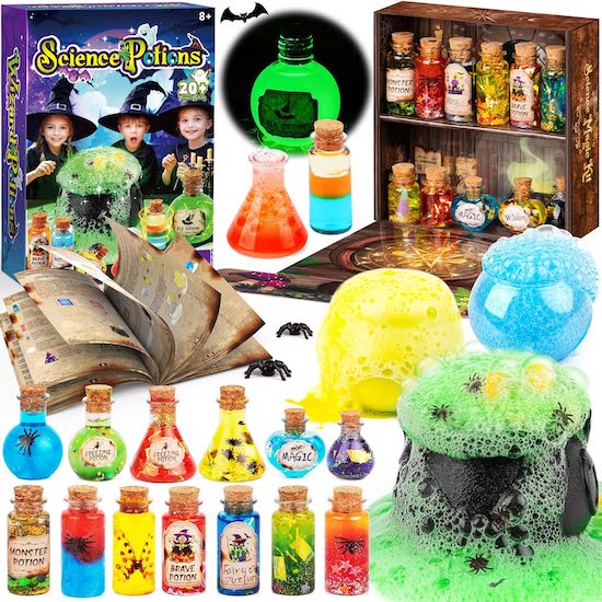 Kits de potions sorcier pour baby shower Halloween