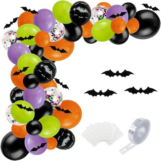Kit arche ballons pour baby shower Halloween