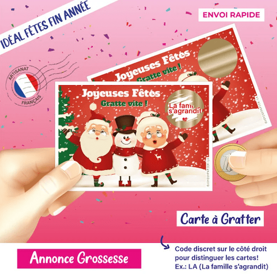 Annoncer sa grossesse à Noël 🎅 15 idées pour surprendre ses proches