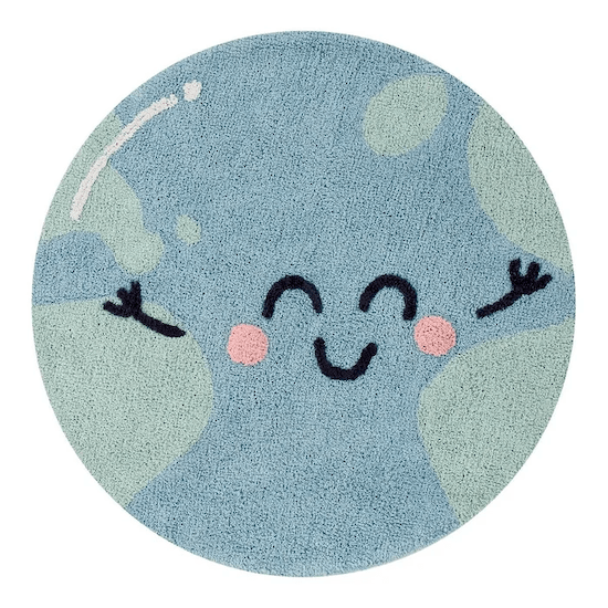 Tapis big big world Couleur bleu LORENA CANALS