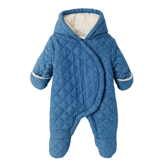 Combipilote en denim pour habiller bébé en hiver