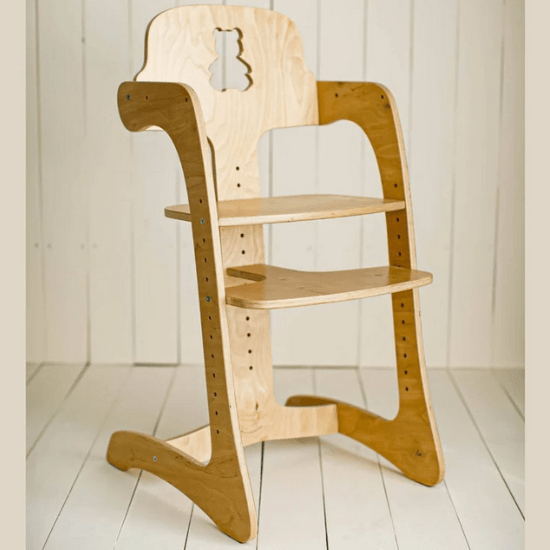 Chaise haute Montessori - Créatrice ETSY : TimberKidss