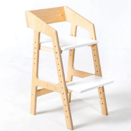 Chaise haute Montessori - Créatrice ETSY : WoodieBuddy