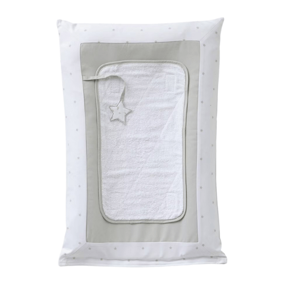 Matelas à langer bébé et sa housse PLUIE D'ETOILES Vertbaudet