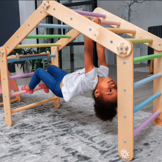 Triangle d'équilibre Montessori - Créatrice ETSY : BabyStreetFun