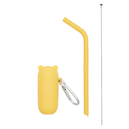 Paille en silicone pour enfant