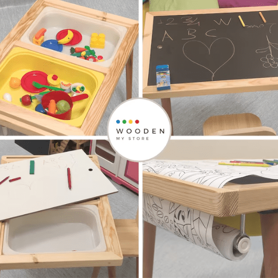 Table sensorielle Montessori - Créatrice ETSY :
