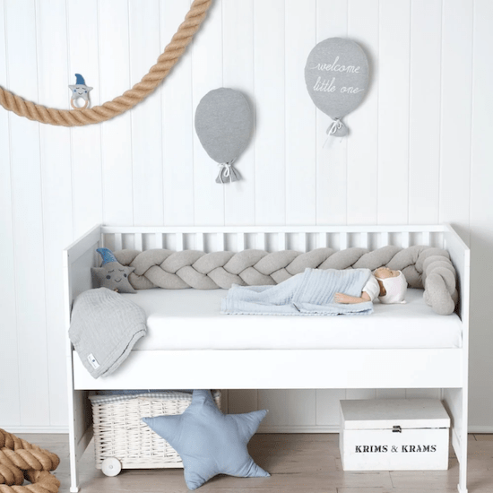 Tresse de lit bébé en coton tricotée Maisons du Monde