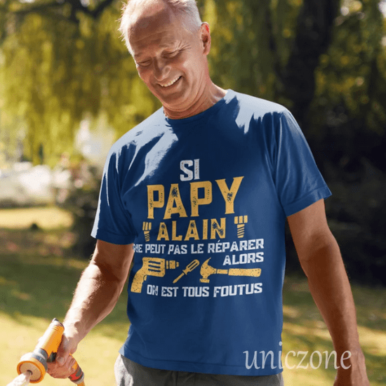 T-shirt humour papi idée cadeau pour la fête des grands-pères - Créatrice ETSY : Uniczone