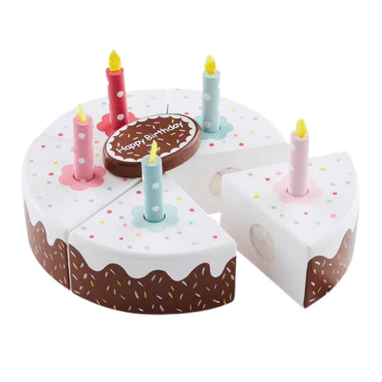 Gâteau d'anniversaire jouet en bois vertbaudet