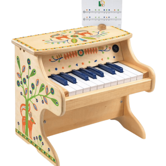 Piano jouet en bois vertbaudet