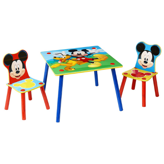 Table avec 2 Chaises enfant Mickey