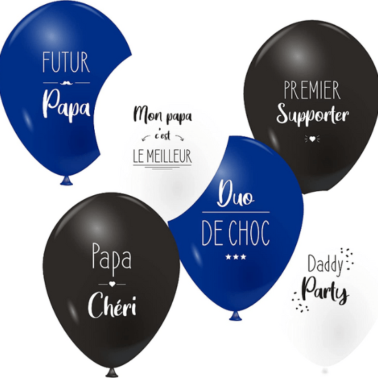 Ballons pour daddy shower