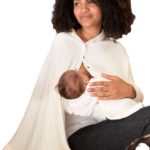 Mom Cosy Cape Allaitement, Cape D Allaitement Fabriqué En Gaze De Cadeau Maman Sac Rangement Inclus