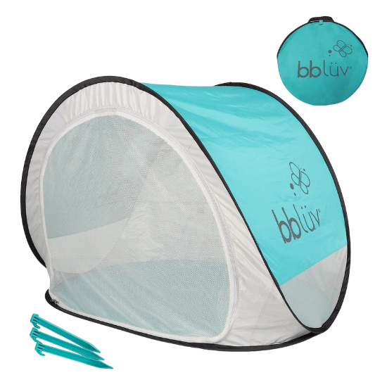 Tente de plage anti-UV bébé avec moustiquaire intégrée