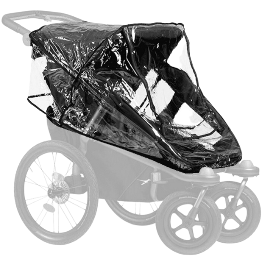 Habillage pluie remorque vélo bébé