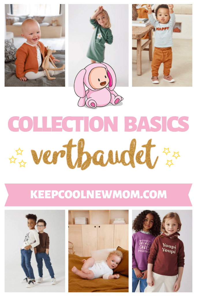 Collection Basics vertbaudet - Un article à découvrir sur le blog : keepcoolnewmom.com