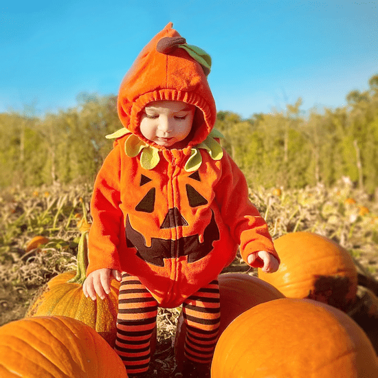 Costume d'Halloween de bébé citrouille - Créatrice Etsy : LittleBabyStoreUS