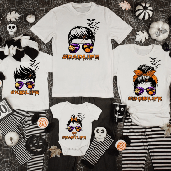 Costume famille Halloween - Créatrice Etsy : Cotebonheur