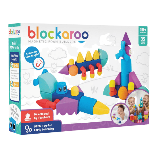 Blockaroo Blocs de Construction magnétiques jouet enfant 2 ans