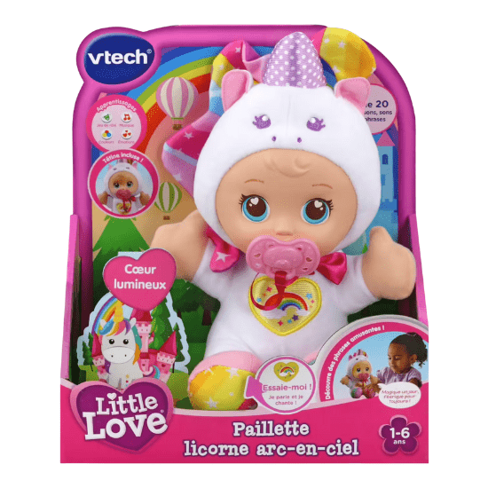 Little Love Paillettes licorne arc-en-ciel Vtech