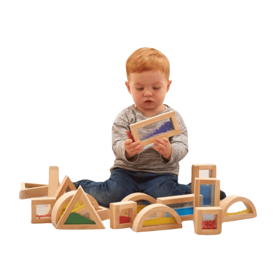 16 blocs sensoriels Montessori