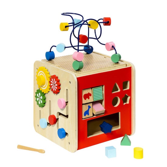 Cube géant multi activités en bois Oxybul