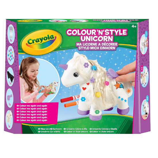 Jouet enfant 4 ans licorne à décorer Crayola