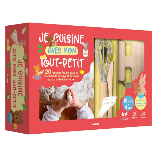 Livre enfant 2 ans "Je cuisine avec mon tout-petit de Olivia Beziat et Marie Ruffier Bourdet"