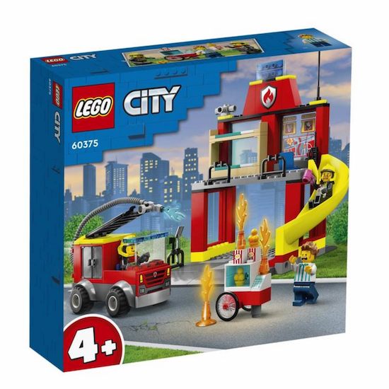 La caserne et le Camion des pompiers Lego City