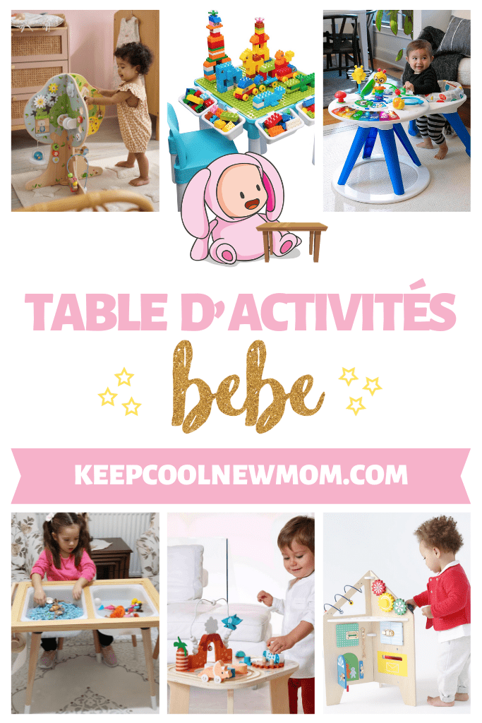 Table d'activités bébé - Un article à découvrir sur le blog : keepcoolnewmom.com