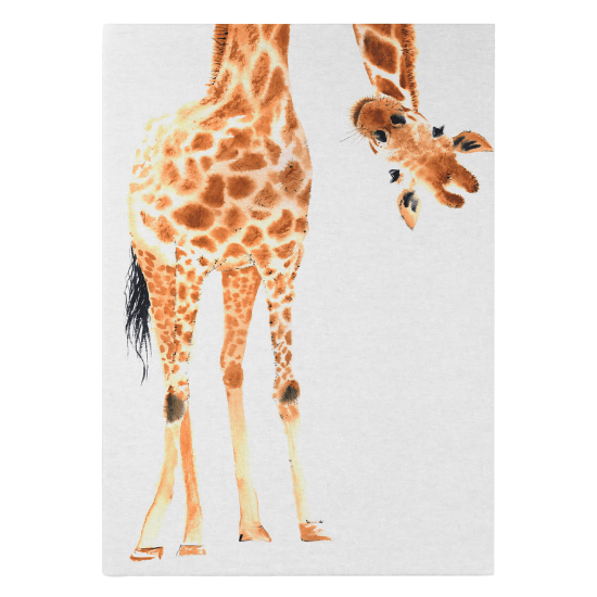 Toile enfant girafe Surdic