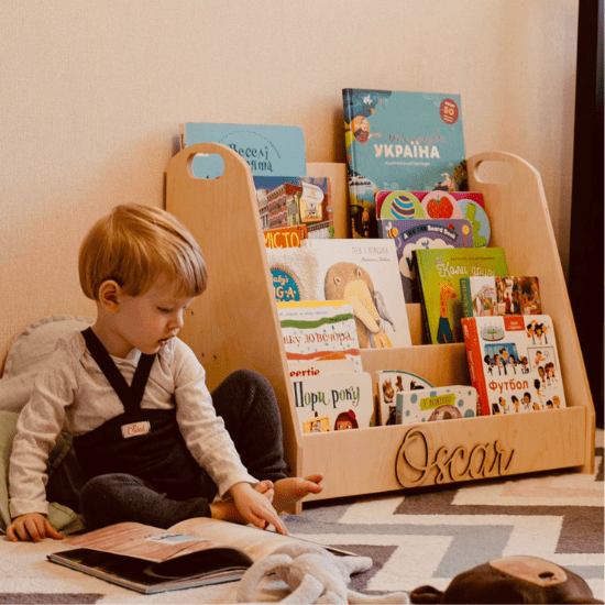 Meuble Montessori étagère - Créatrice Etsy : WoodandRoomUA